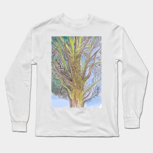 MEDUSA WATERCOLOR TREE Long Sleeve T-Shirt